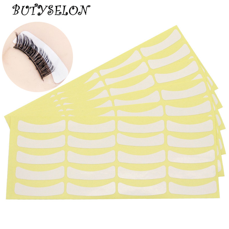 Eyelash Extension For Asian Eyes - 100 ペアまつげエクステンション紙パッチグラフティングまつげアンダーアイパッドヒントステッカーナチュラルまつげ化粧紙粘着テープ
