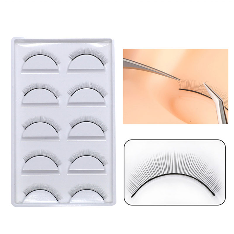 Funny Eyelash Extension - 5/10/25 ペアトレーニングまつげまつげエクステンション練習グラフト自然つけまつげ初心者のためのメイクアップツール