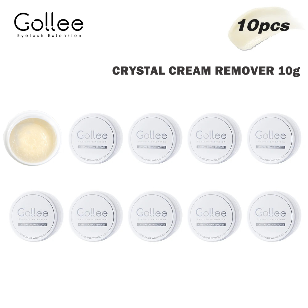 Eyelash Extension Glue For Sensitive Eyes - ゴーリー 5/10個入り プロ用まつげグルーリムーバークリーム - 迅速で優しい溶解剤、まつげエクステと敏感な目に安全