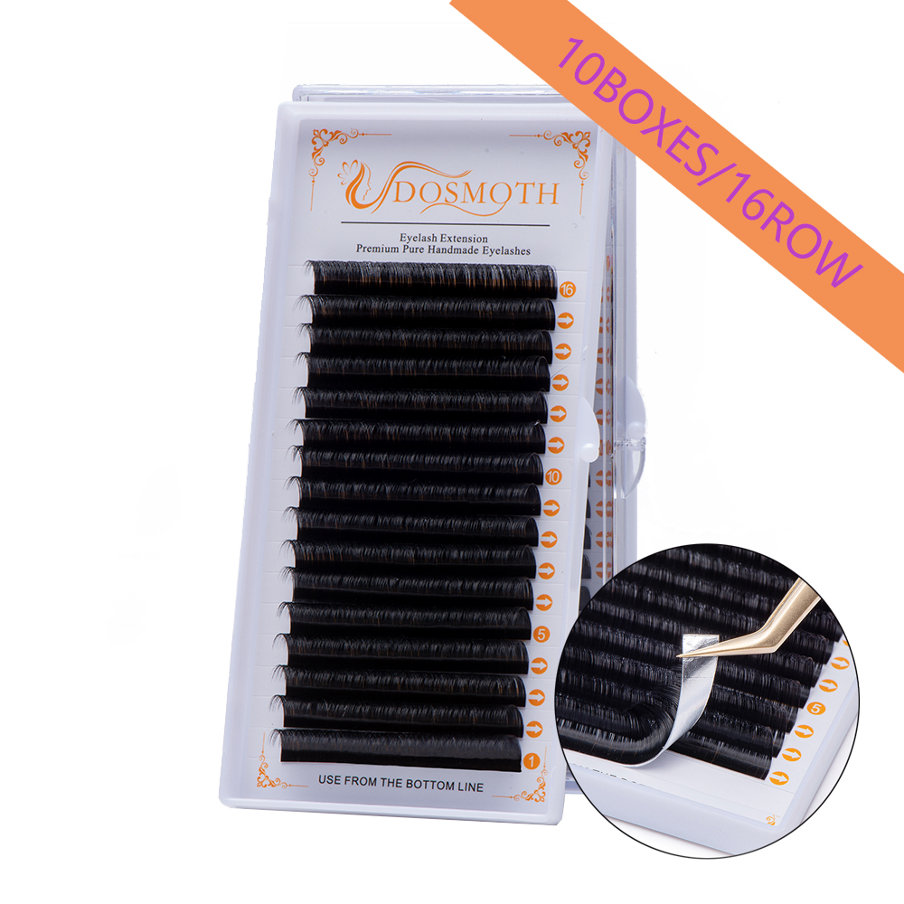 Eyelash Extension For Asian Eyes - ドスモス-個別のまつげエクステ,アイメイク,16列,7〜16mm