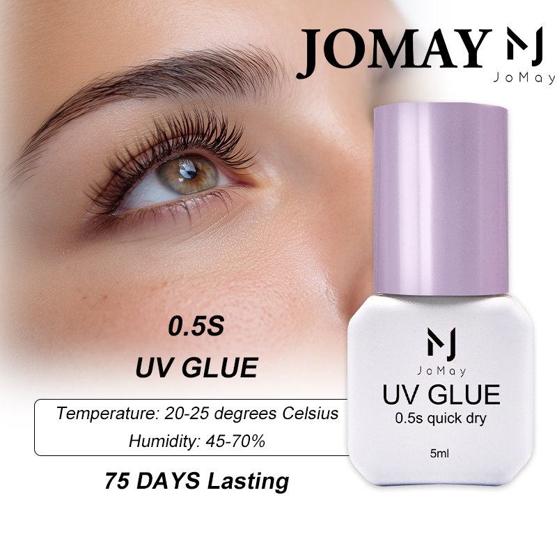 Eyelash Extension Glue For Sensitive Eyes - 0.5秒速乾まつげエクステ用UV LEDグルー 防水 超強力 0.5秒で硬化