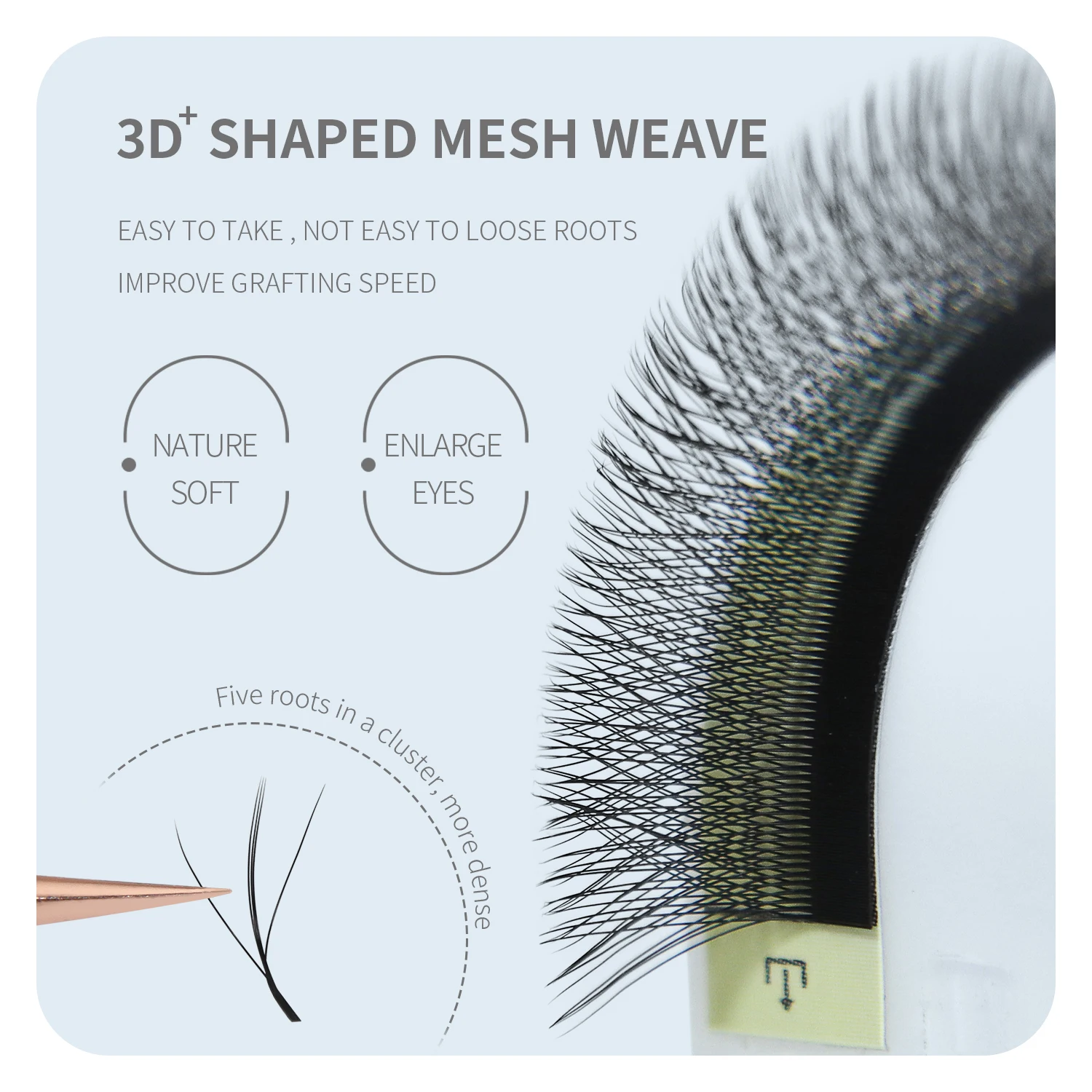 ANNAFRIS 3D W 3 コアまつげエクステンションナ - Eyelash Extension For Asian Eyes のレビューと価格