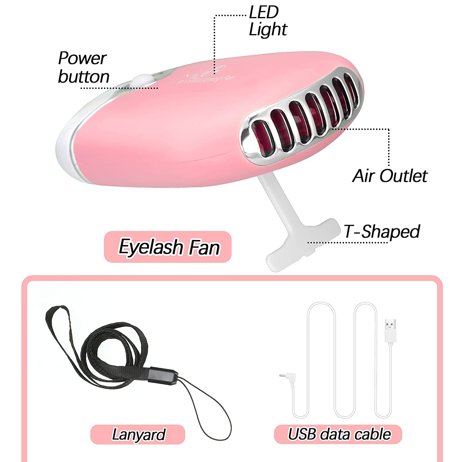 3 in 1 USB 空調ラッシュファンドライヤーラッシュシ - Eyelash Extension Guide のレビューと価格