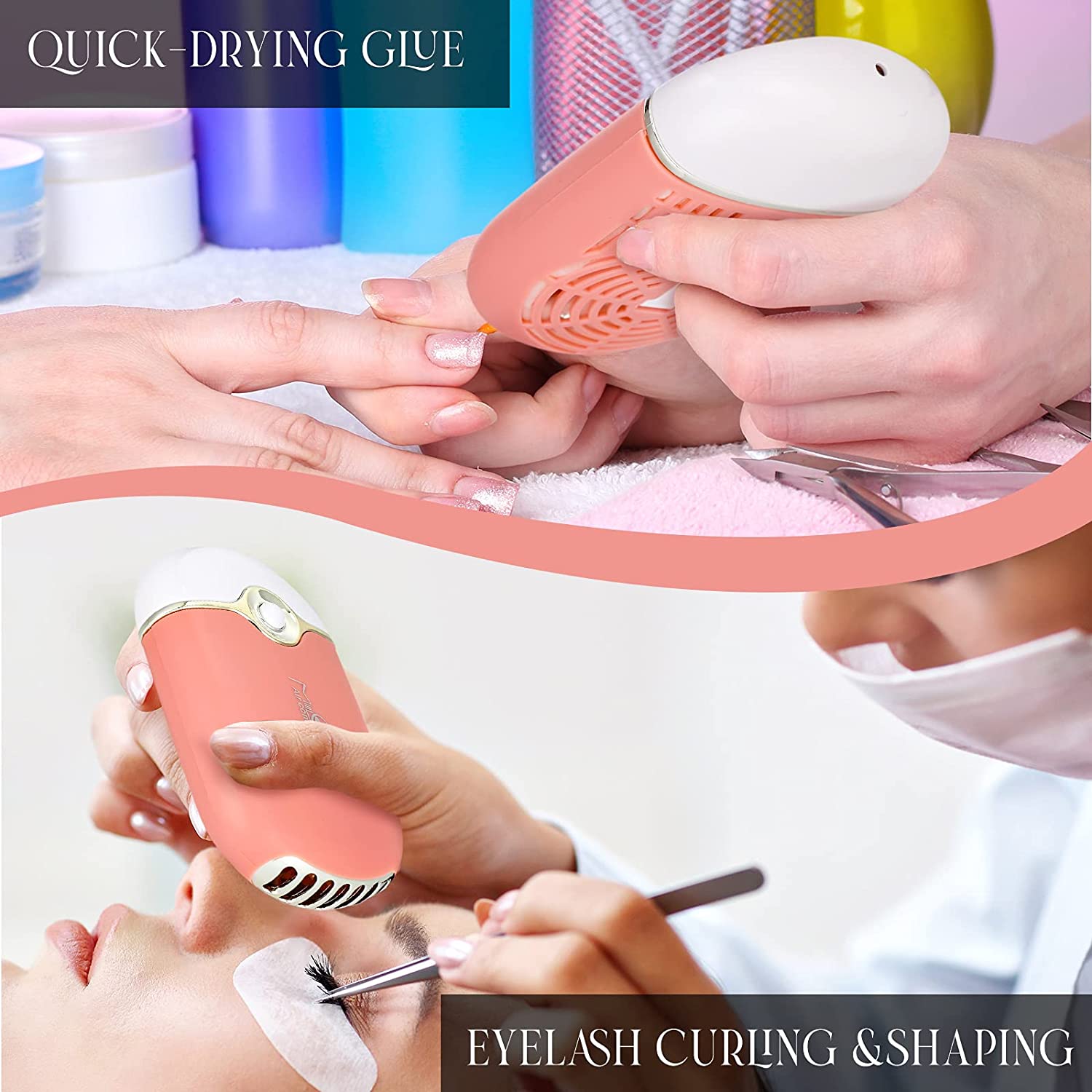3 in 1 USB 空調ラッシュファンドライヤーラッシュシ - Eyelash Extension Guide のレビューと価格