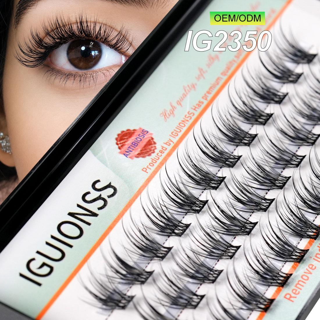 OEM ODM ラッシュクラスター DIY 個別まつげエクス - Eyelash Extension For Asian Eyes のレビューと価格
