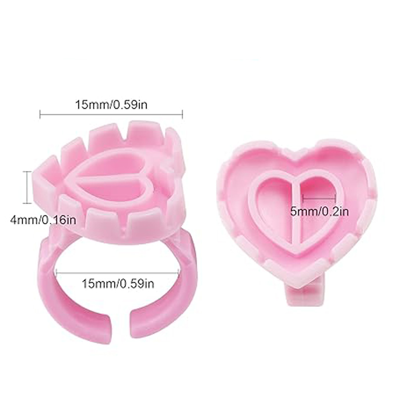 100 ピース/バッグ使い捨てまつげエクステンション接着剤リ - Eyelash Extension Double Lash のレビューと価格