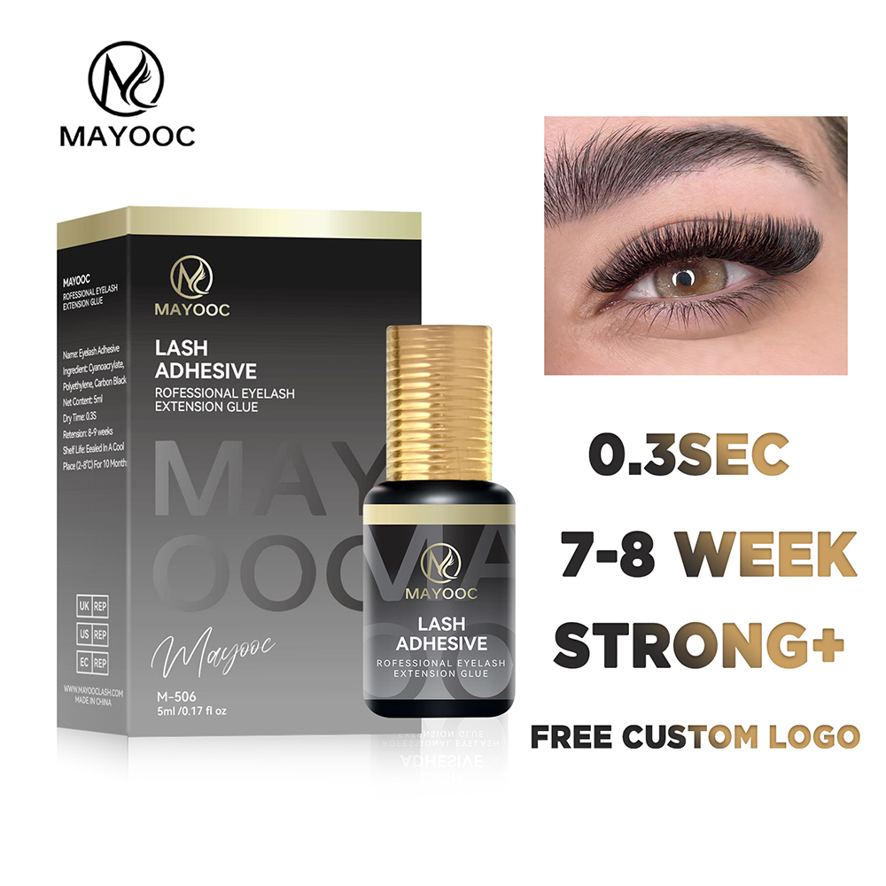 MAYOOC 0.3 秒まつげエクステンション接着剤速乾性個 - Eyelash Extension Glue For Sensitive Eyes のレビューと価格