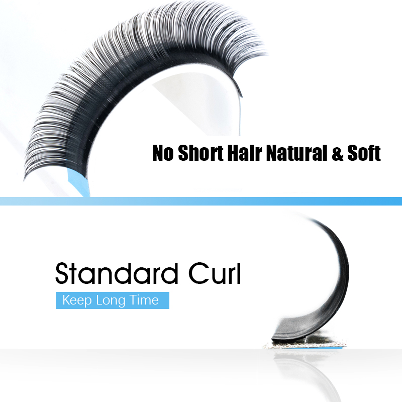 男性のための古典的な不規則なまつ毛の延長,自然な効果のフェザ - Eyelash Extensions Classic のレビューと価格