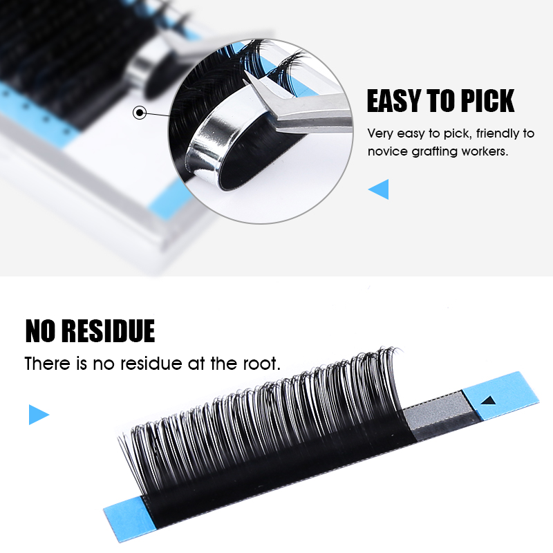 男性のための古典的な不規則なまつ毛の延長,自然な効果のフェザ - Eyelash Extensions Classic のレビューと価格