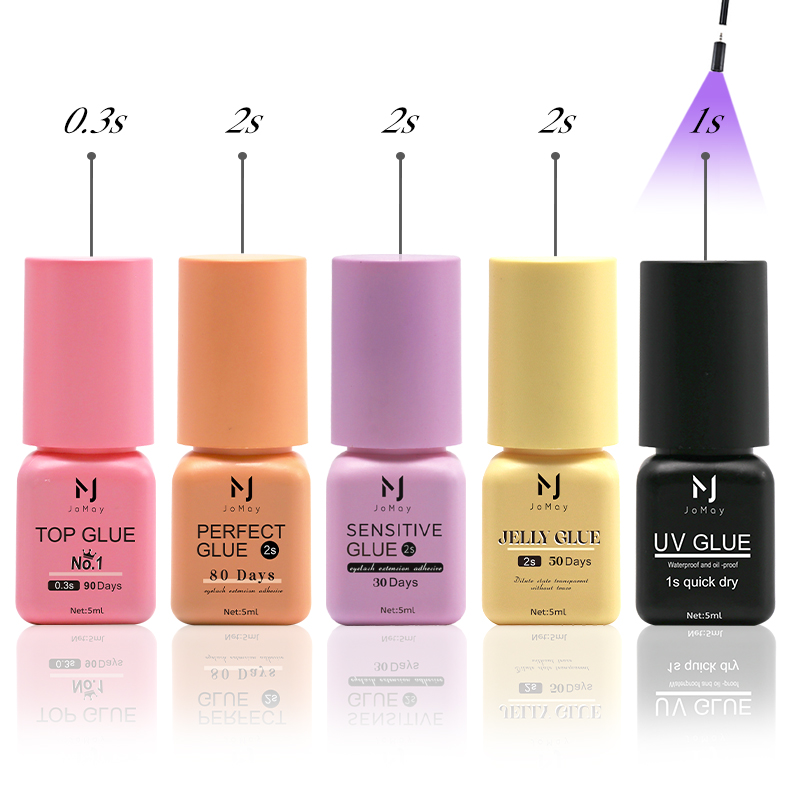 JOMAY まつげエクステンション接着剤 0.3-2 秒速乾 - Eyelash Extension Glue For Sensitive Eyes のレビューと価格