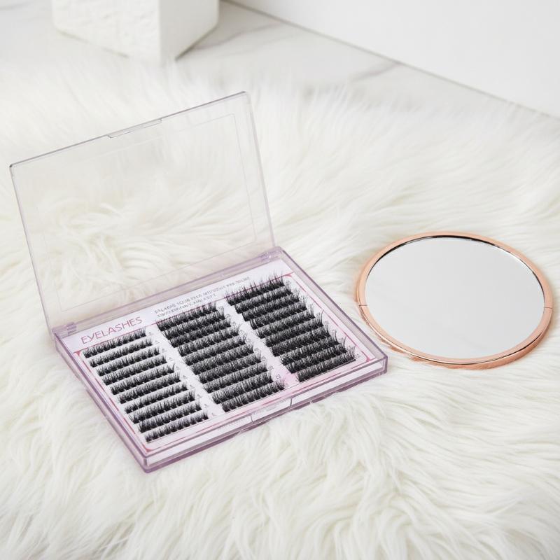 30列クラスターラッシュエクステンション 8-16mmミック - Lashes Eyelash Extension のレビューと価格