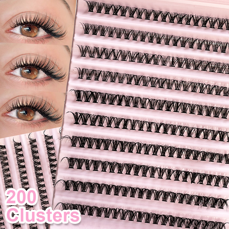 個々のまつげ エクステ用つけまつげ 8-16mm 200本入 - Lashes Eyelash Extension のレビューと価格