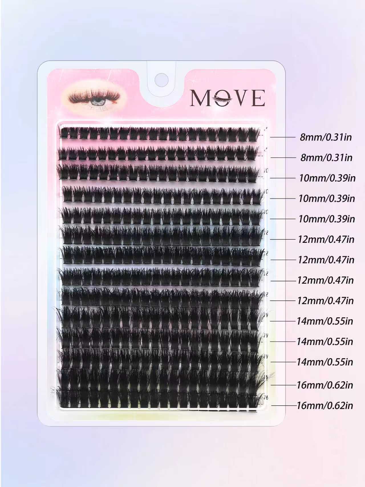 280本入りクラスターラッシュ Dカール ふんわりとした個々 - Lashes Eyelash Extension のレビューと価格
