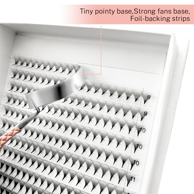 800/1600 既成ボリュームラッシュファンとんがりベース - Eyelash Extension For Asian Eyes のレビューと価格