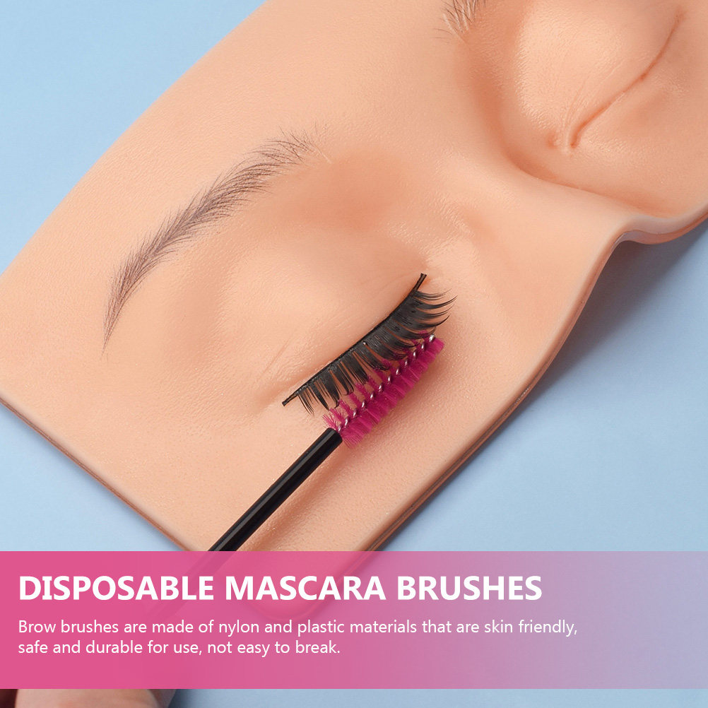 50個入り、使い捨てアイブロウブラシ、まつげエクステ用アプリ - Lashes Eyelash Extension のレビューと価格