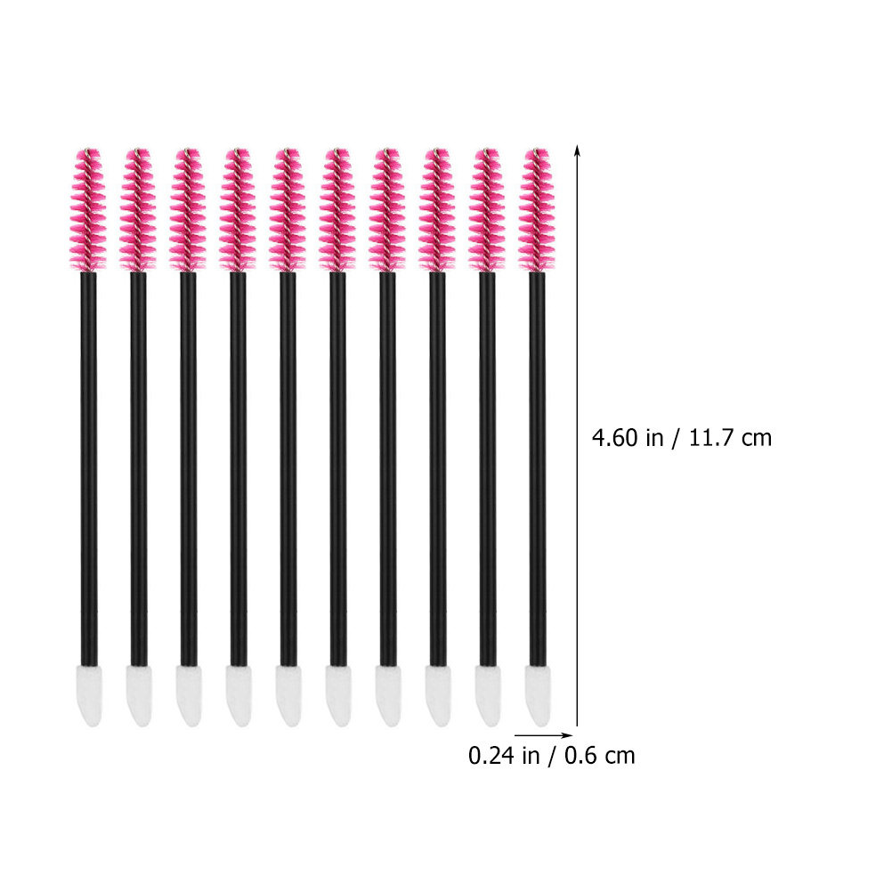 50個入り、使い捨てアイブロウブラシ、まつげエクステ用アプリ - Lashes Eyelash Extension のレビューと価格