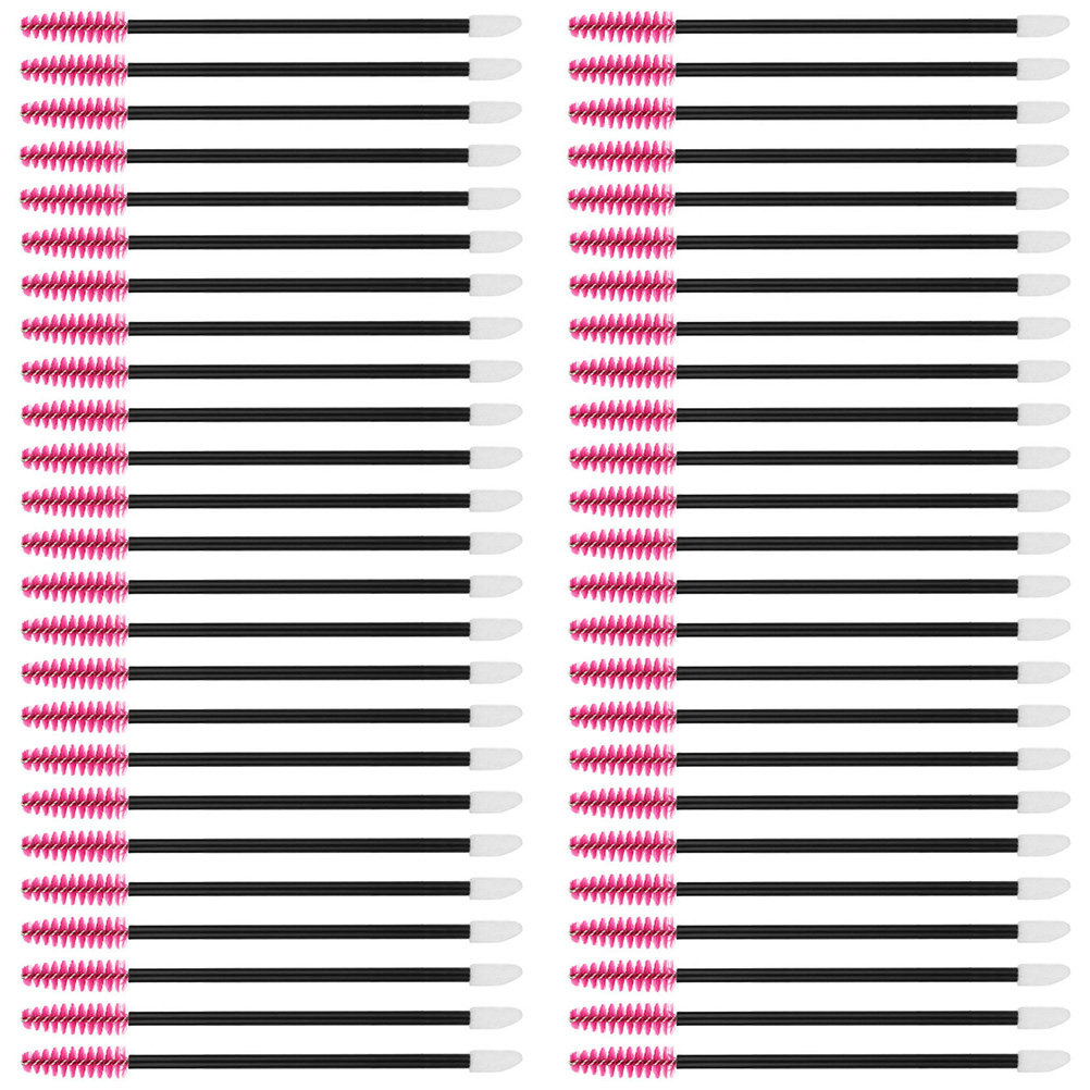 50個入り、使い捨てアイブロウブラシ、まつげエクステ用アプリ - Lashes Eyelash Extension のレビューと価格