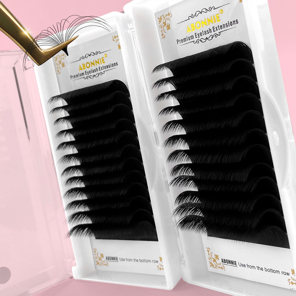 アボニー 0.03-0.10 ミリメートル簡単ファンまつげメ - Eyelash Extension For Asian Eyes のレビューと価格