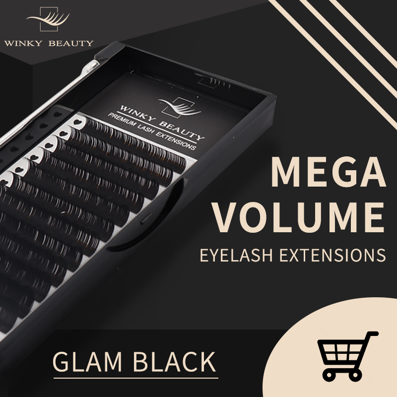 Winky-ロシアのボリューム,クラシックなシルクのまつげエ - Eyelash Extension For Asian Eyes のレビューと価格