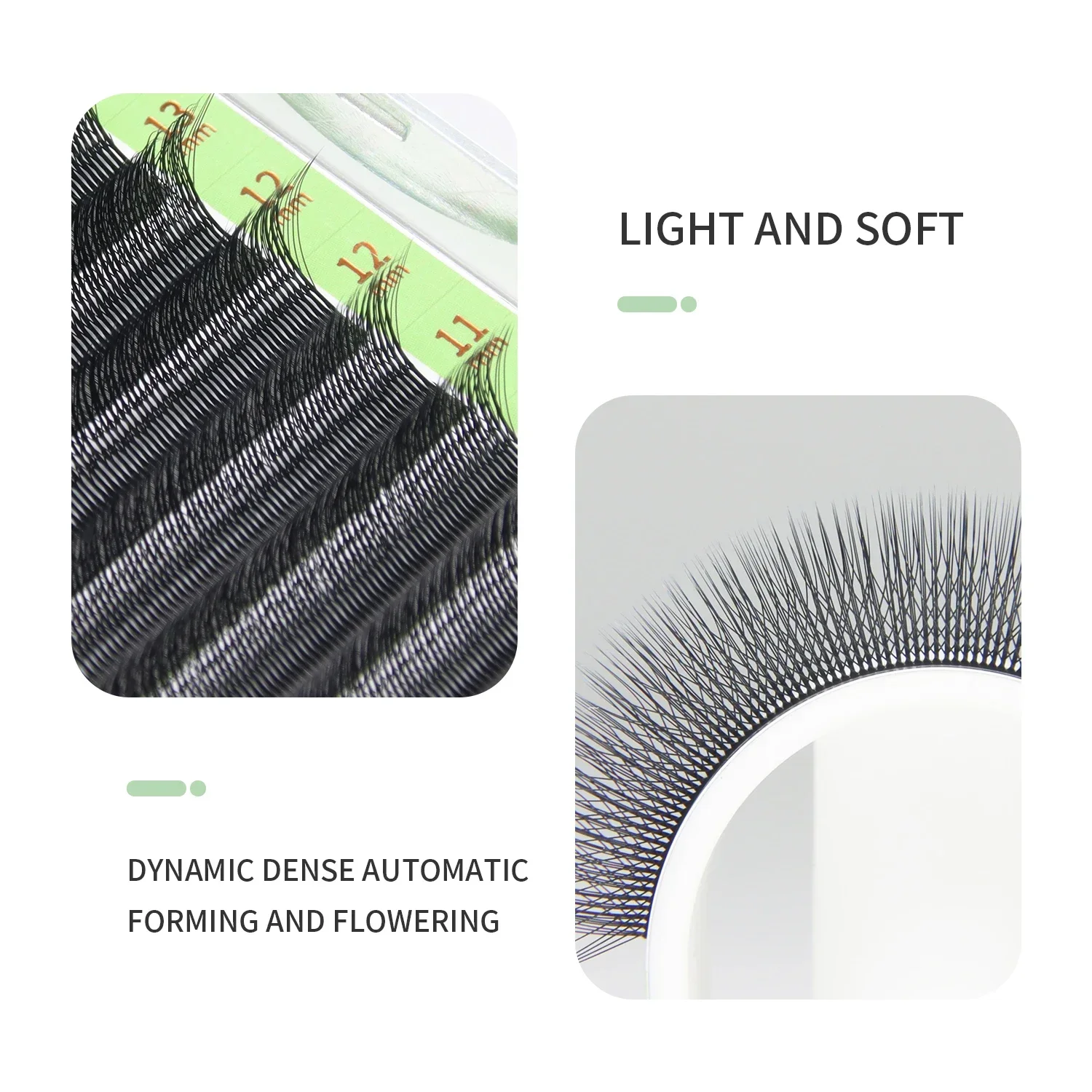 GLAMLASH 3D W 3 コア形状まつげエクステンショ - Eyelash Extensions Classic のレビューと価格