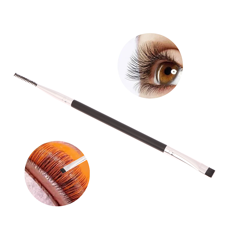 ダブルヘッドまつげパーマリフティングブラシ ポータブルラミネ - Eyelash Extension Double Lash のレビューと価格