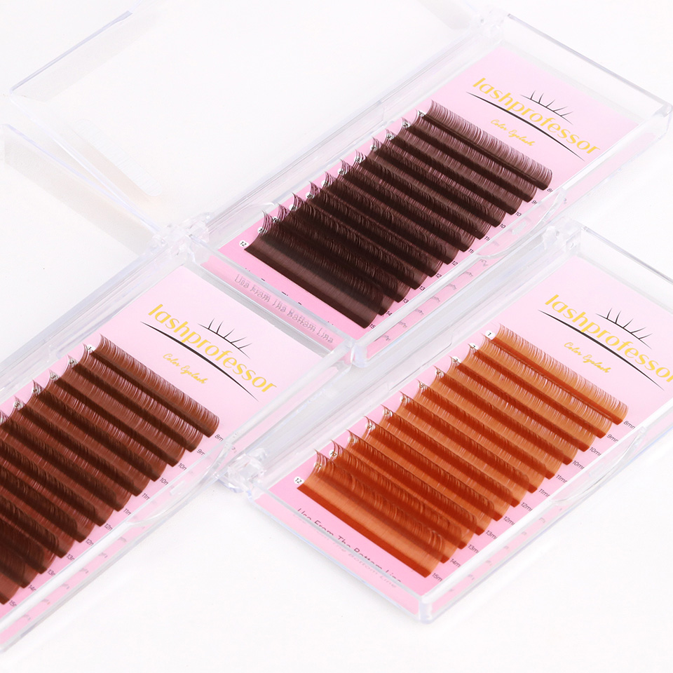 ダークブラウンまつげエクステンション 0.05 0.07 ミ - Eyelash Extensions Classic のレビューと価格
