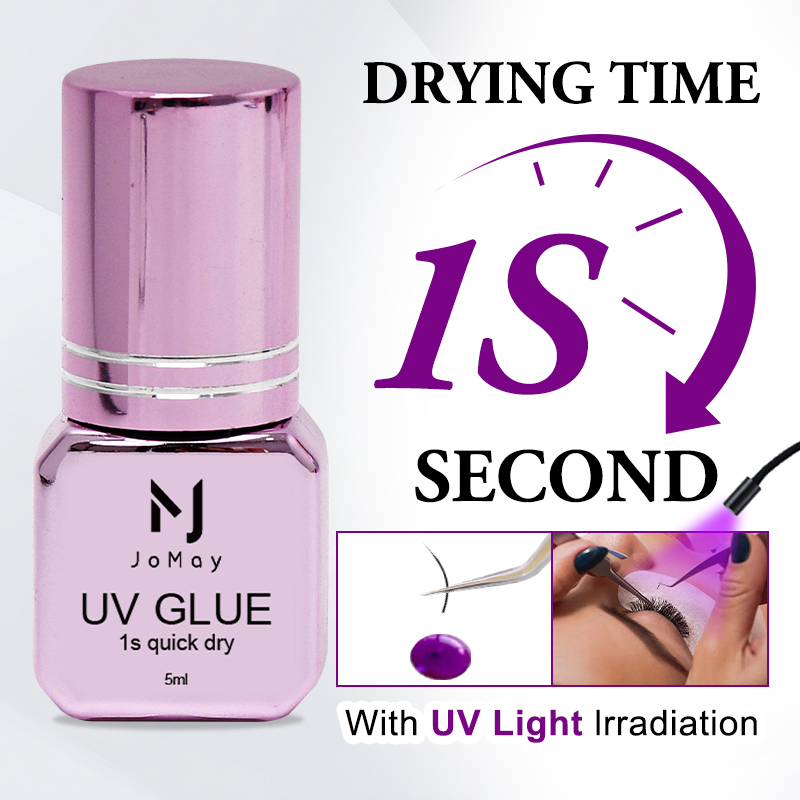 TPOフリー 5ml UVまつげエクステグルー 1秒速乾 強 - Eyelash Extension Glue For Sensitive Eyes のレビューと価格