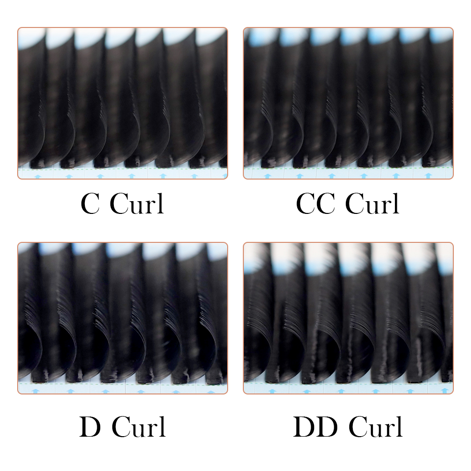 AGUUD 10個入り/1セット マットブラック ロシアンボ - Eyelash Extensions Classic のレビューと価格