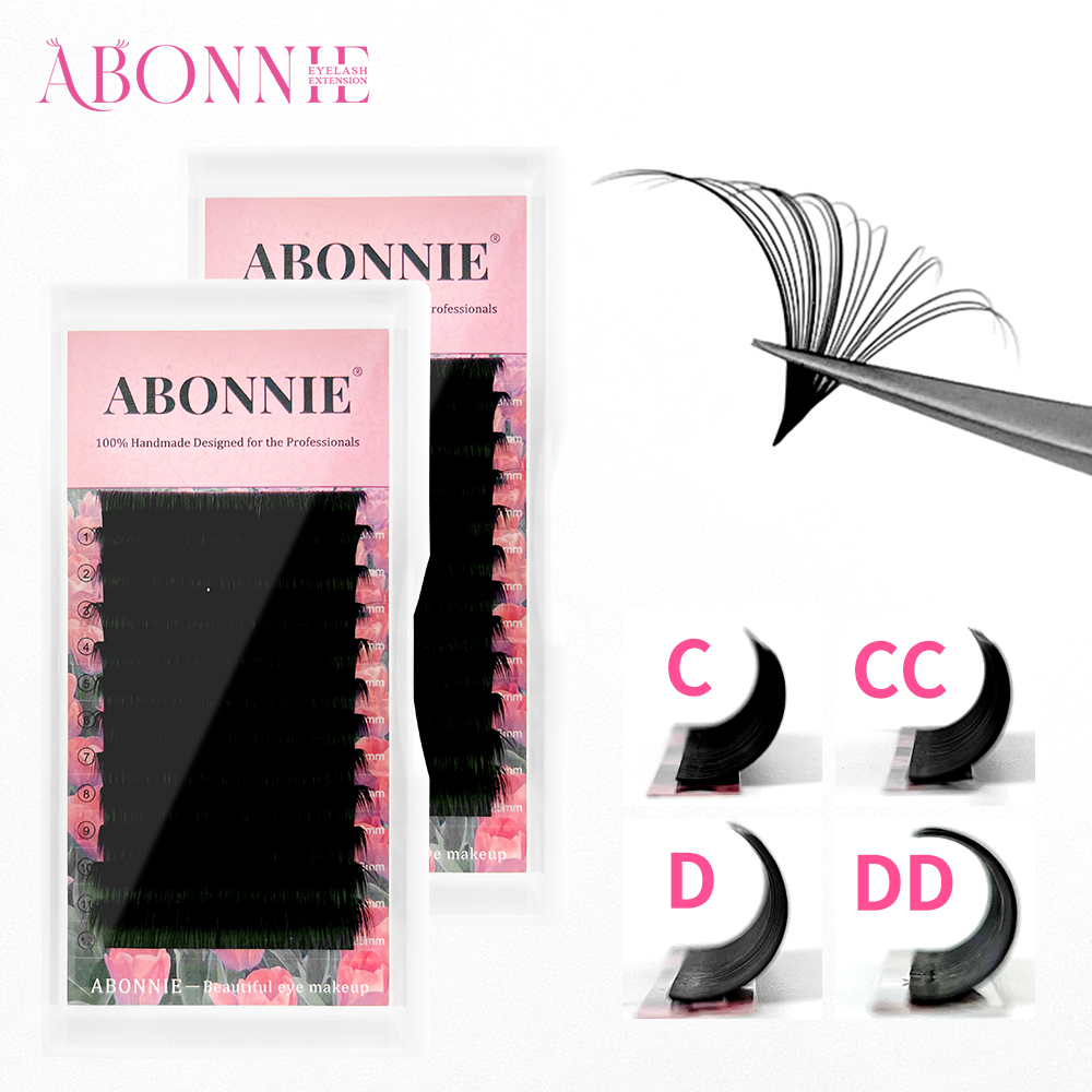 ABONNIE マットブラック簡単ファンまつげカシミヤブルー - Funny Eyelash Extension のレビューと価格