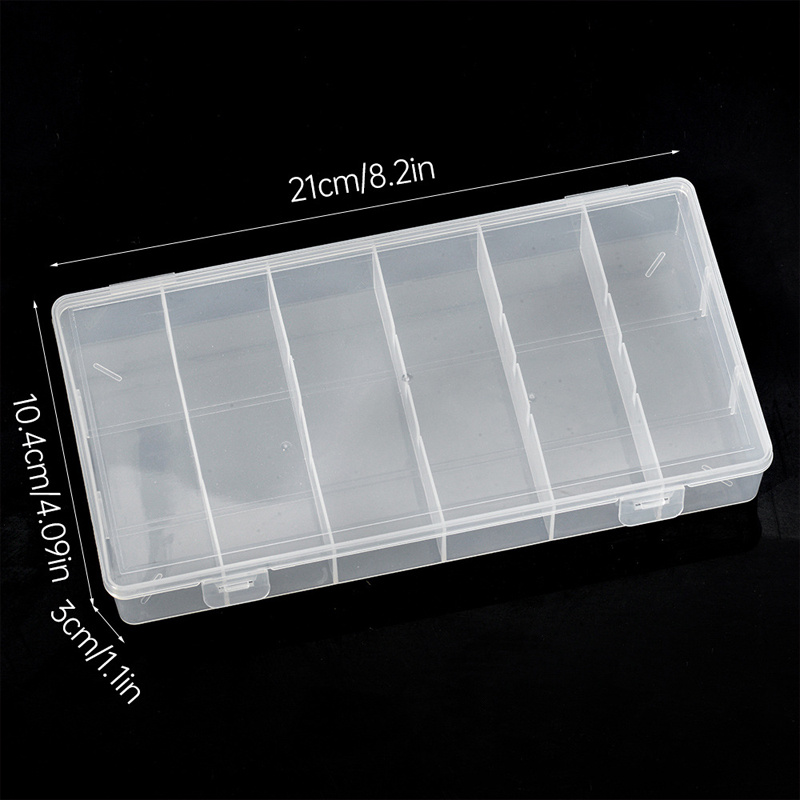 6コンパートメント収納ボックス、プラスチック製ジュエリー収納 - Eyelash Extension Guide のレビューと価格