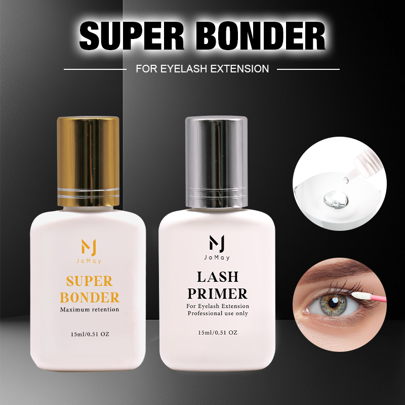 Jomay-まつげエクステ用接着剤,プライマーと接着剤,スー - Eyelash Extension Glue For Sensitive Eyes のレビューと価格
