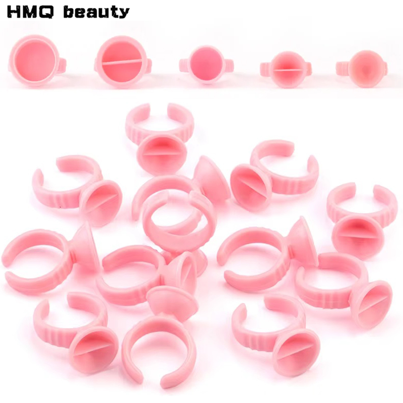 100 個使い捨てグルーリングプラスチックアートメイク顔料ホ - Eyelash Extension Guide のレビューと価格