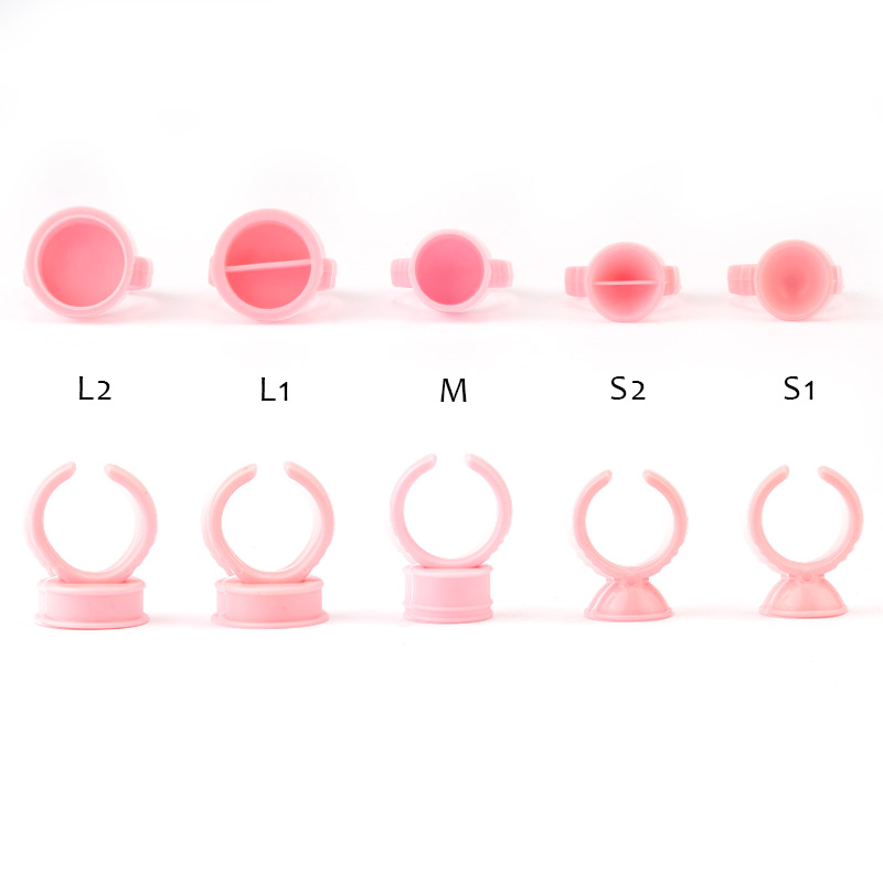 100 個使い捨てグルーリングプラスチックアートメイク顔料ホ - Eyelash Extension Guide のレビューと価格