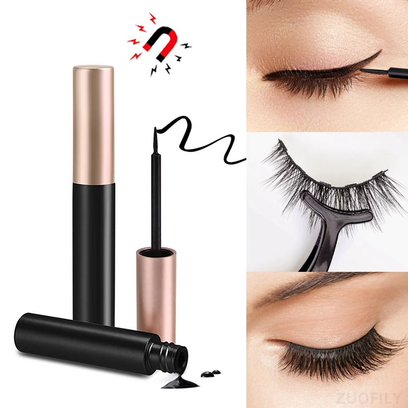 1/2 個黒磁気アイライナー接着剤つけまつげエクステンション - Eyelash Extension Glue For Sensitive Eyes のレビューと価格